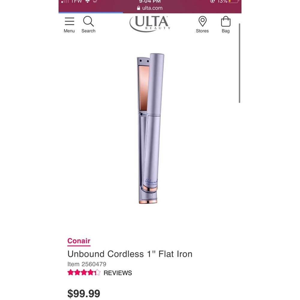 Brand new hair straightener